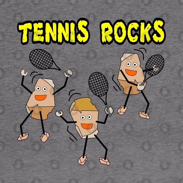 Tennis rocks by Barthol Graphics